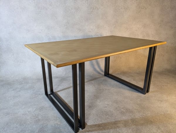 TABLE BOIS-METAL